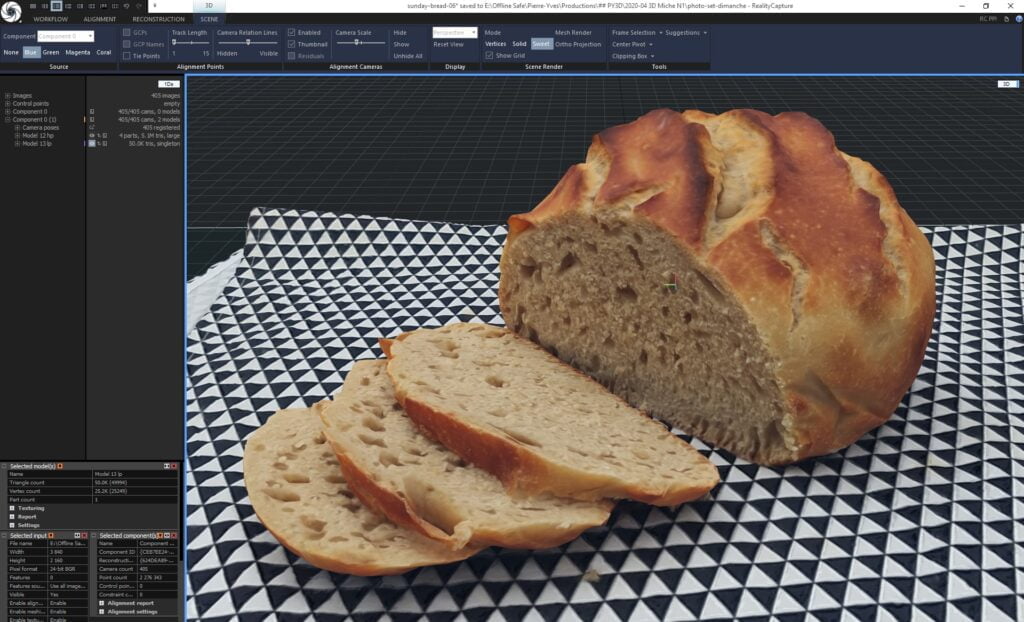 Scan 3D facile avec Reality Capture (PC) - Generated Mesh