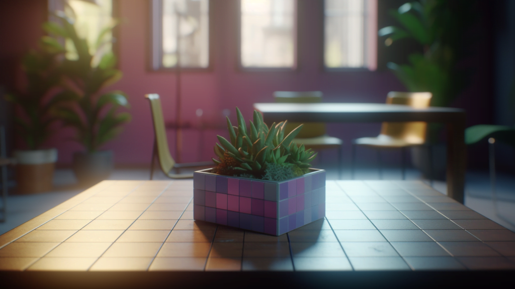 normal map table plant